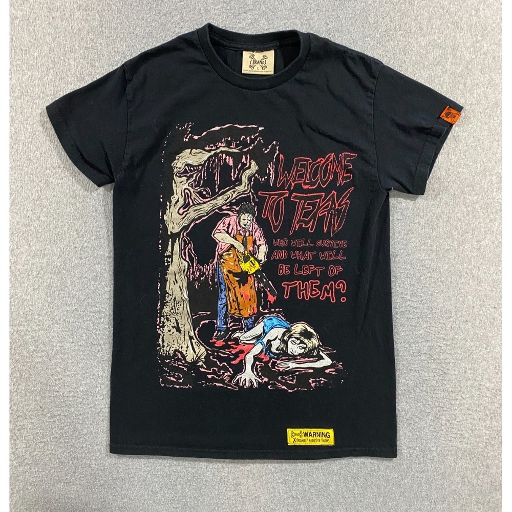 Brand X Women's Small Texas‎ Chainsaw Massacre Welcome To Texas Graphic Tee
